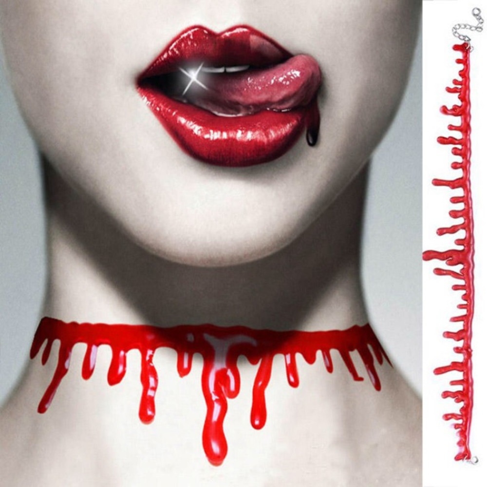 👻 Awesome “Blood drip" choker 🩸 - Picture 7 of 8